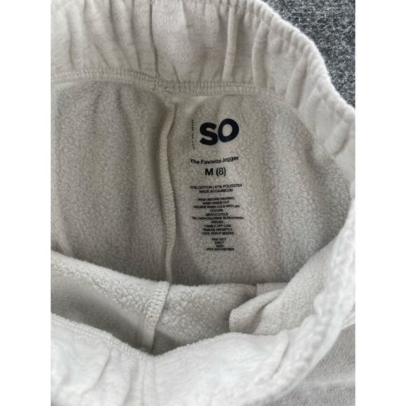 SO Girls Gray Pull-On Jogger Athletic Workout Sweatpants Youth Size Medium 8 - Picture 5 of 6